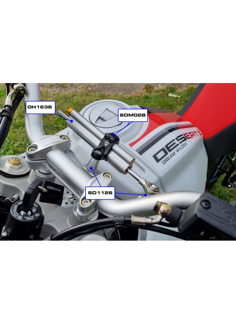Steering Damper Installation Kit Ducati DesertX 2022+