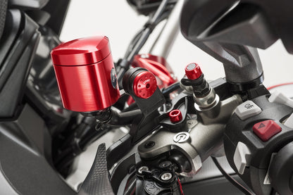 Rem-Koppelingsvloeistof Reservoir 12ml - Rebel MV Agusta Brutale 800 2013-2017 Rood gemonteerd met 25ml reservoir