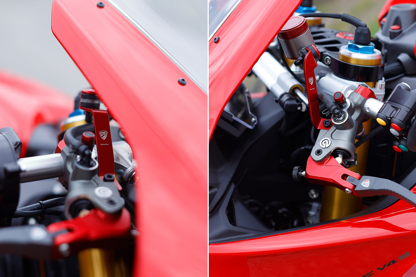 Reservoir mounting bracket Set Panigale V4 (2025+)