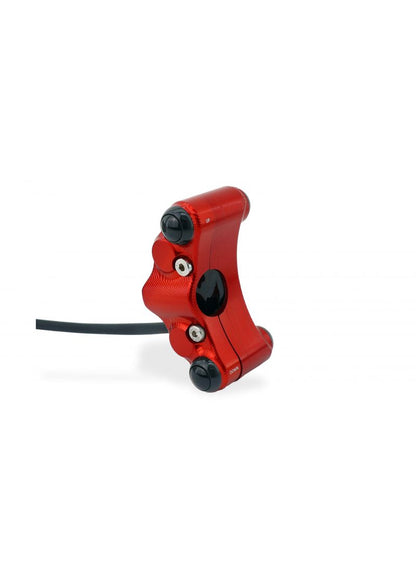 Left Handlebar Switch kit - Street use - Red Version Ducati Hypermotard 1100 (2007-2012)