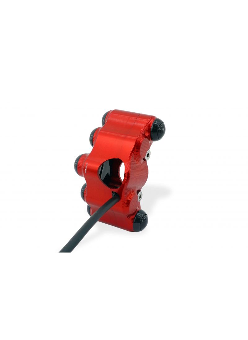 Left Handlebar Switch kit - Street use - Red Version Ducati Hypermotard 1100 (2007-2012)