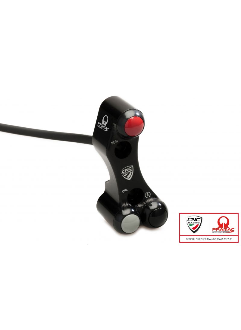 Right Handlebar Switch Ducati Panigale V4 / V4S 2018+ - OEM and RCS Brembo Brake Master Cylinder - Pramac Racing Ducati Panigale V4 S (2021+)