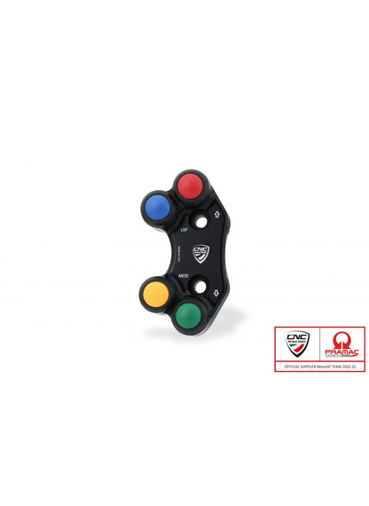 Pramac Left Handlebar Switch Kit Race - Ducati Panigale V2 2020+ - Pramac Limited Edition Ducati Panigale V2 Bayliss 1st Champion 20th Anniversary (2022+)