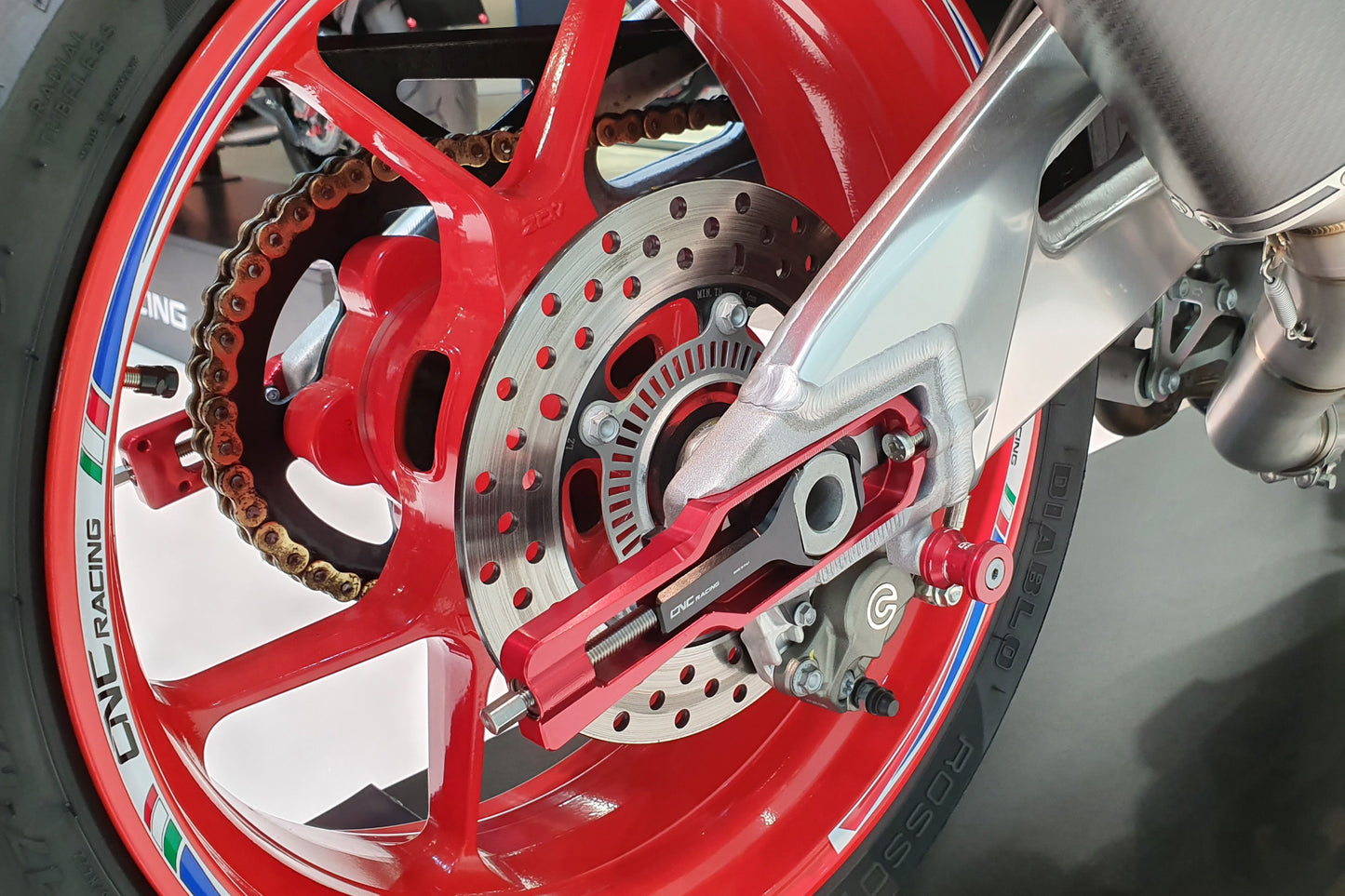 Kettingspanner set extra nauwkeurig Aprilia Tuono V4 1100 RR (2017 - 2020)