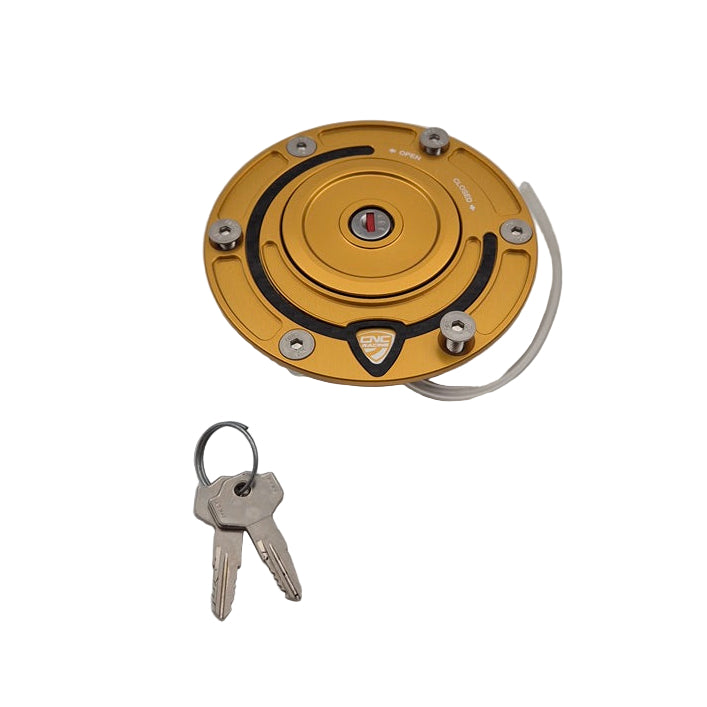 Outletdeal: tankdop CNC Racing goud Triumph Daytona 675 (2013-2017)