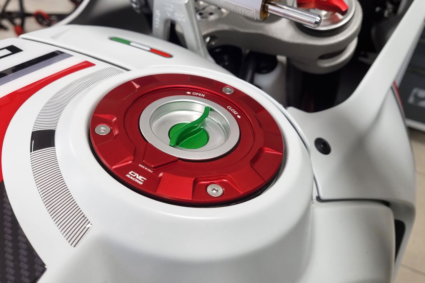 Tankdop - Tricolore Ducati Diavel 1260 (2019-2022)