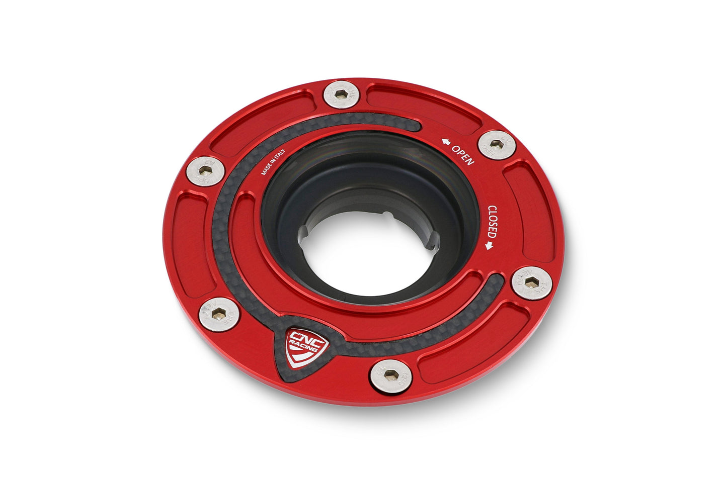 Tankdop buitenrand Carbonio MV Agusta Rivale 800 (2013-2017) rood