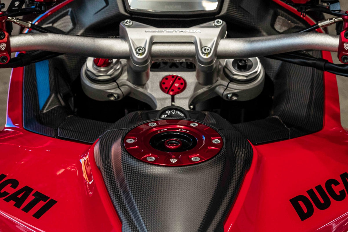 Fast Key kern voor CNC Racing tankdop Triumph Speed Triple RS (2018-2020) op Multistrada