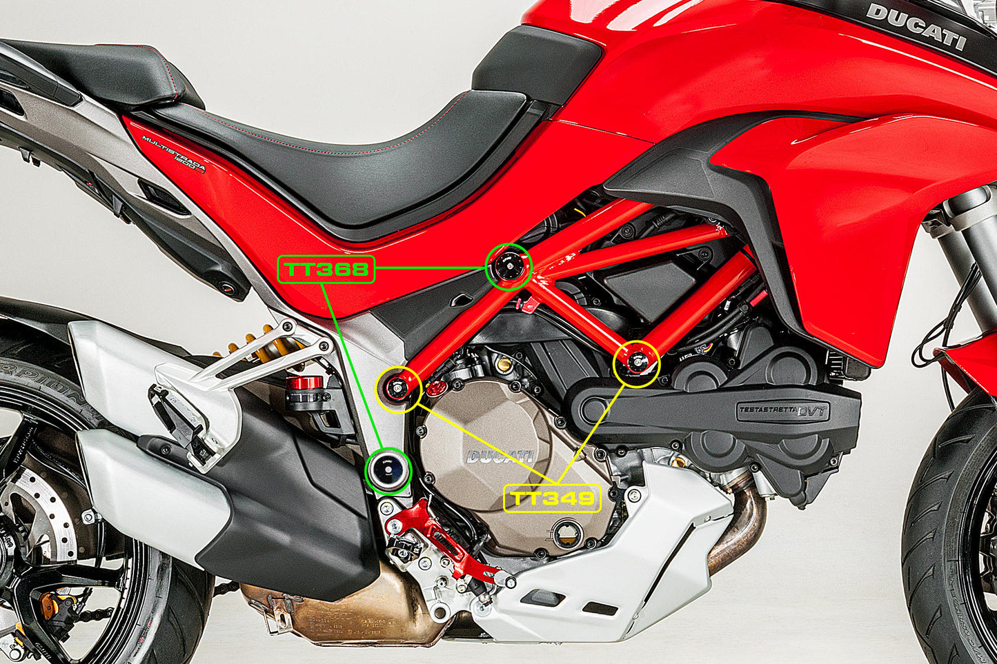 Framecap set Ducati Multistrada 1200S (2015-2017)