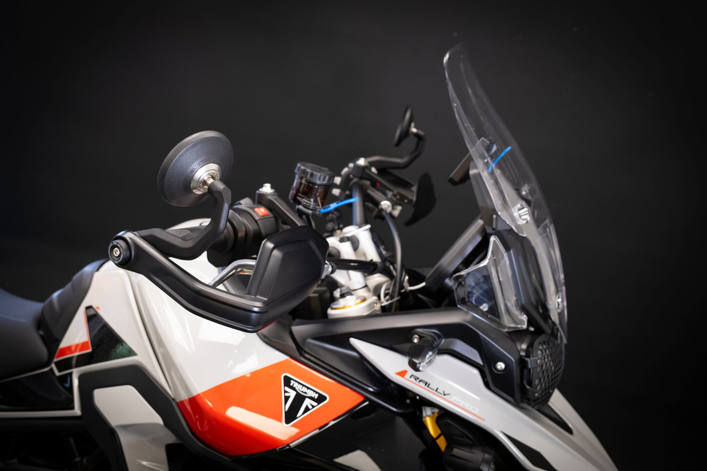 Bar-End Spiegels (Retro) Evotech Handguard - Triumph Tiger 900 Alpine Edition (2026+)