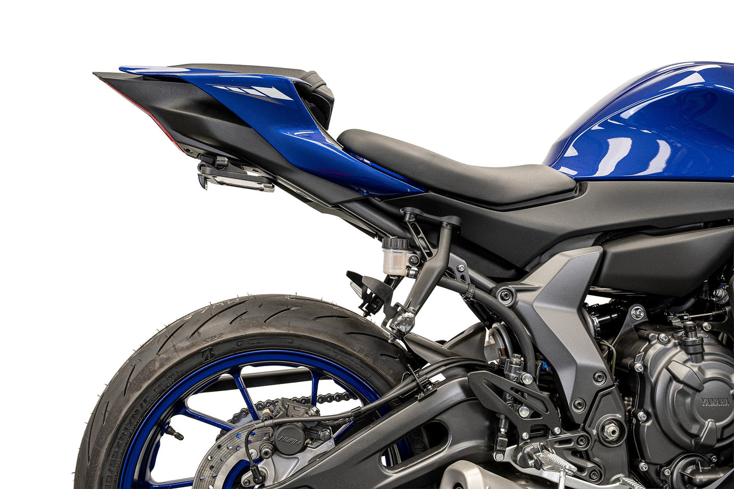 Verstelbare kentekenplaathouder incl. knipperlichten Evotech - Yamaha YZF-R7 (2022 - 2025)