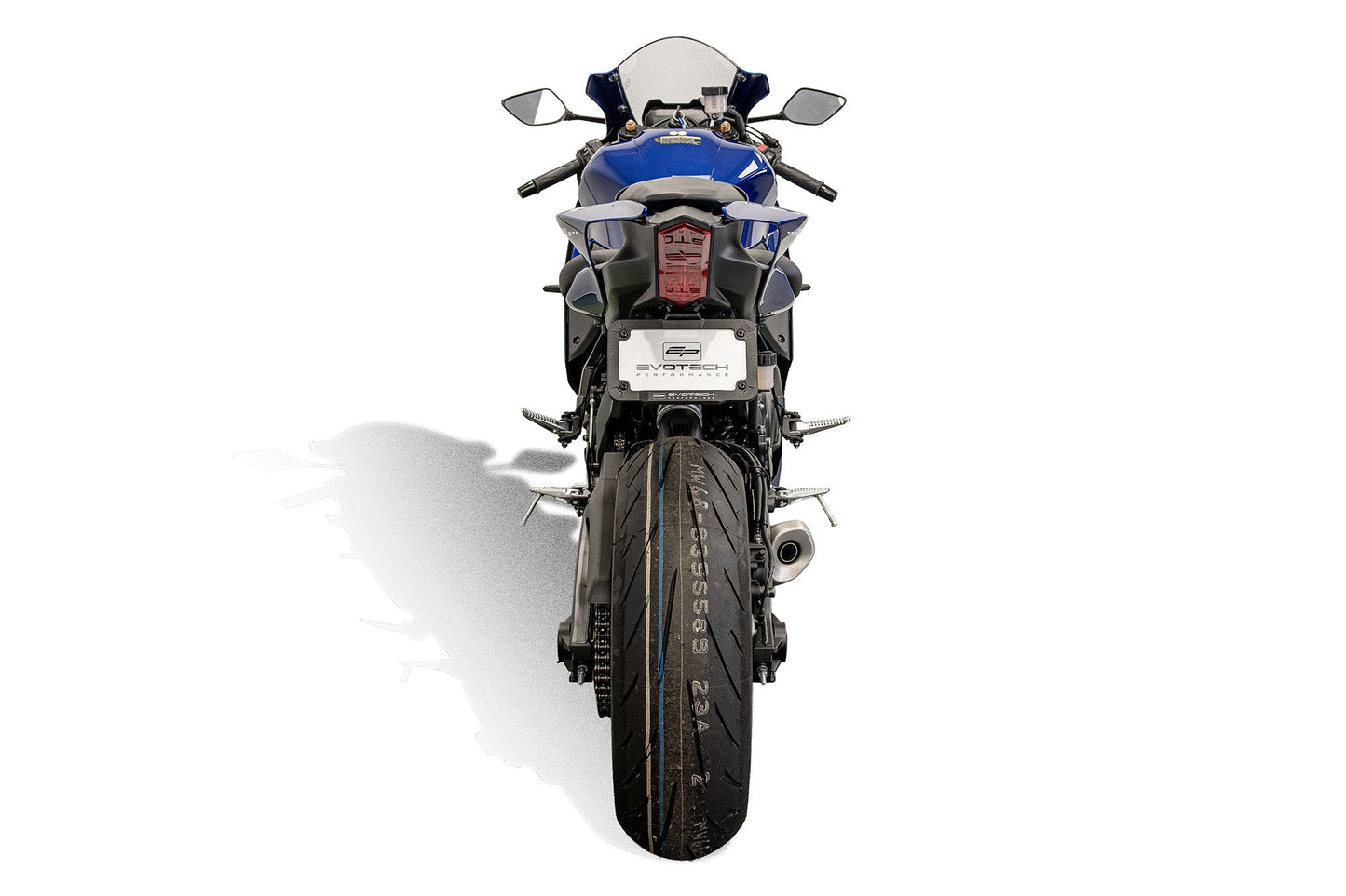 Verstelbare kentekenplaathouder Evotech - Yamaha YZF-R7 (2022 - 2025)