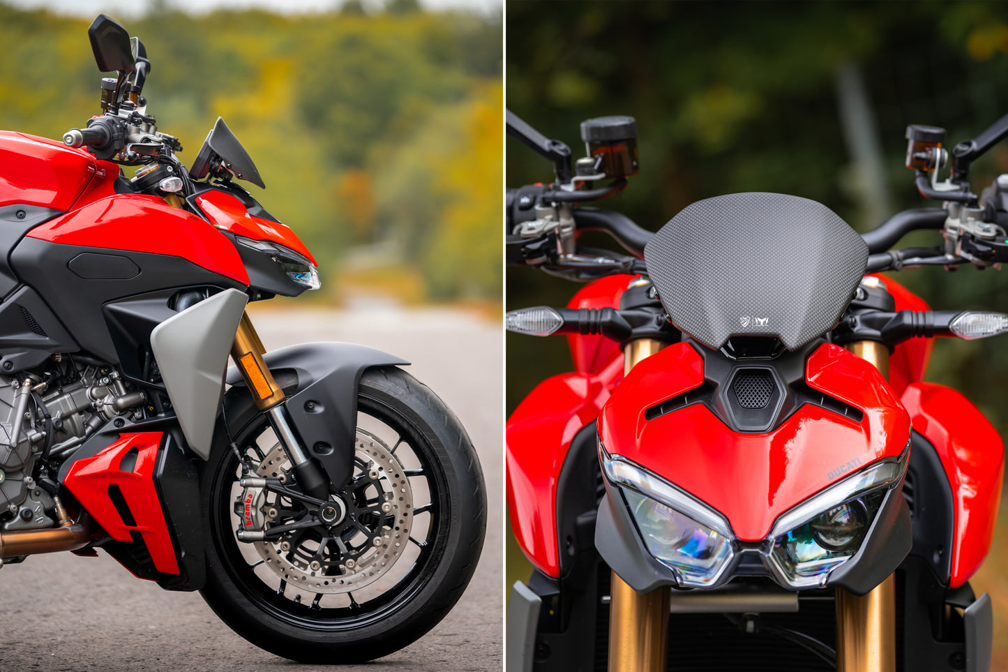 Windscherm mat carbon Ducati Streetfighter V2 (2025+)