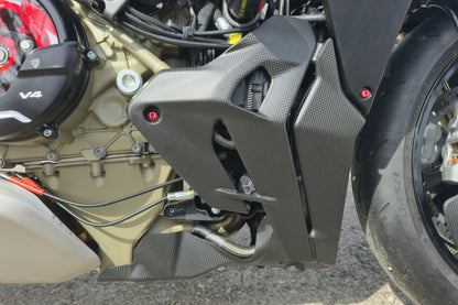 Bellypan panelen set mat carbon Ducati Streetfighter V4 (2025+)
