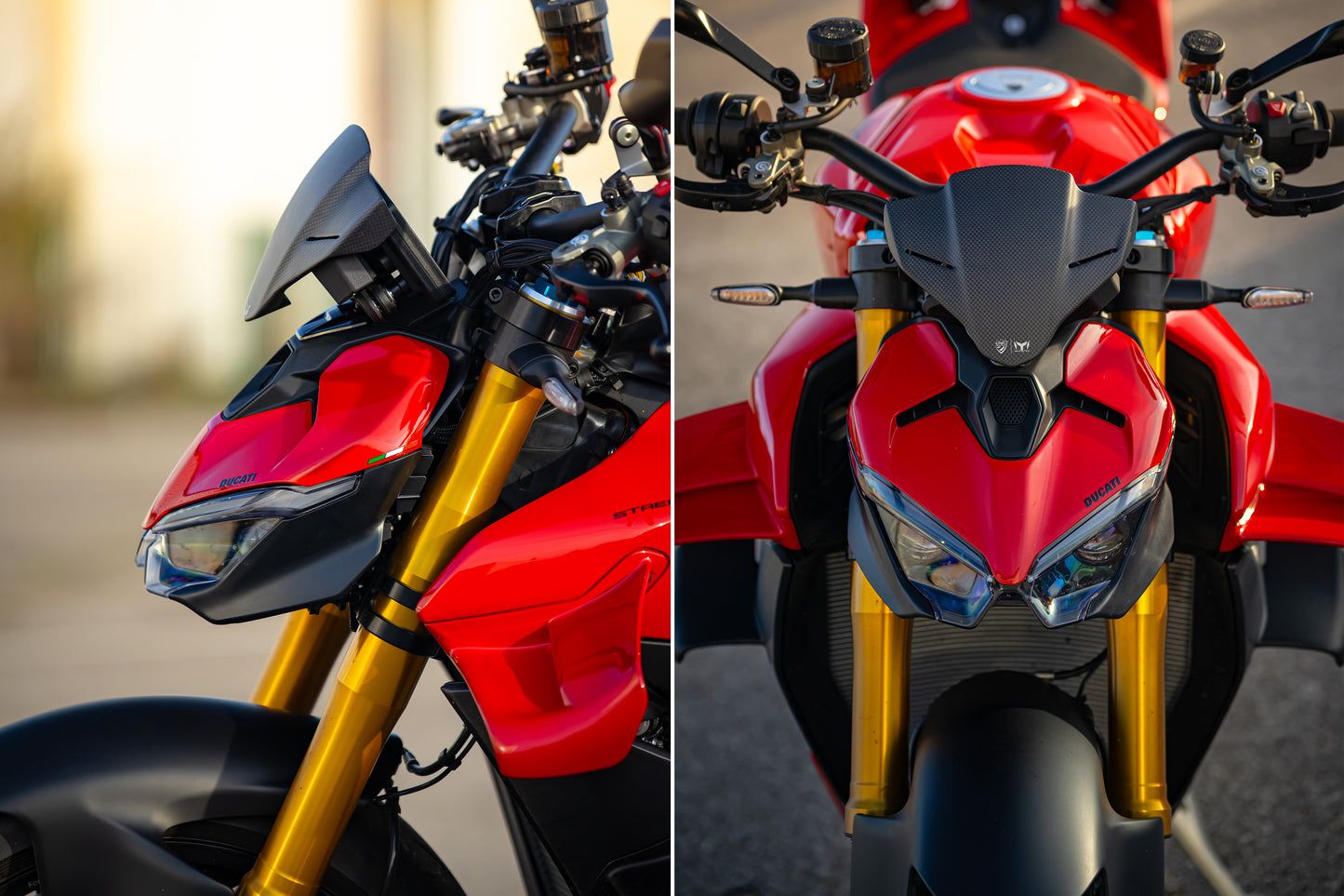 Windscherm mat carbon Ducati Streetfighter V4 (2025+)