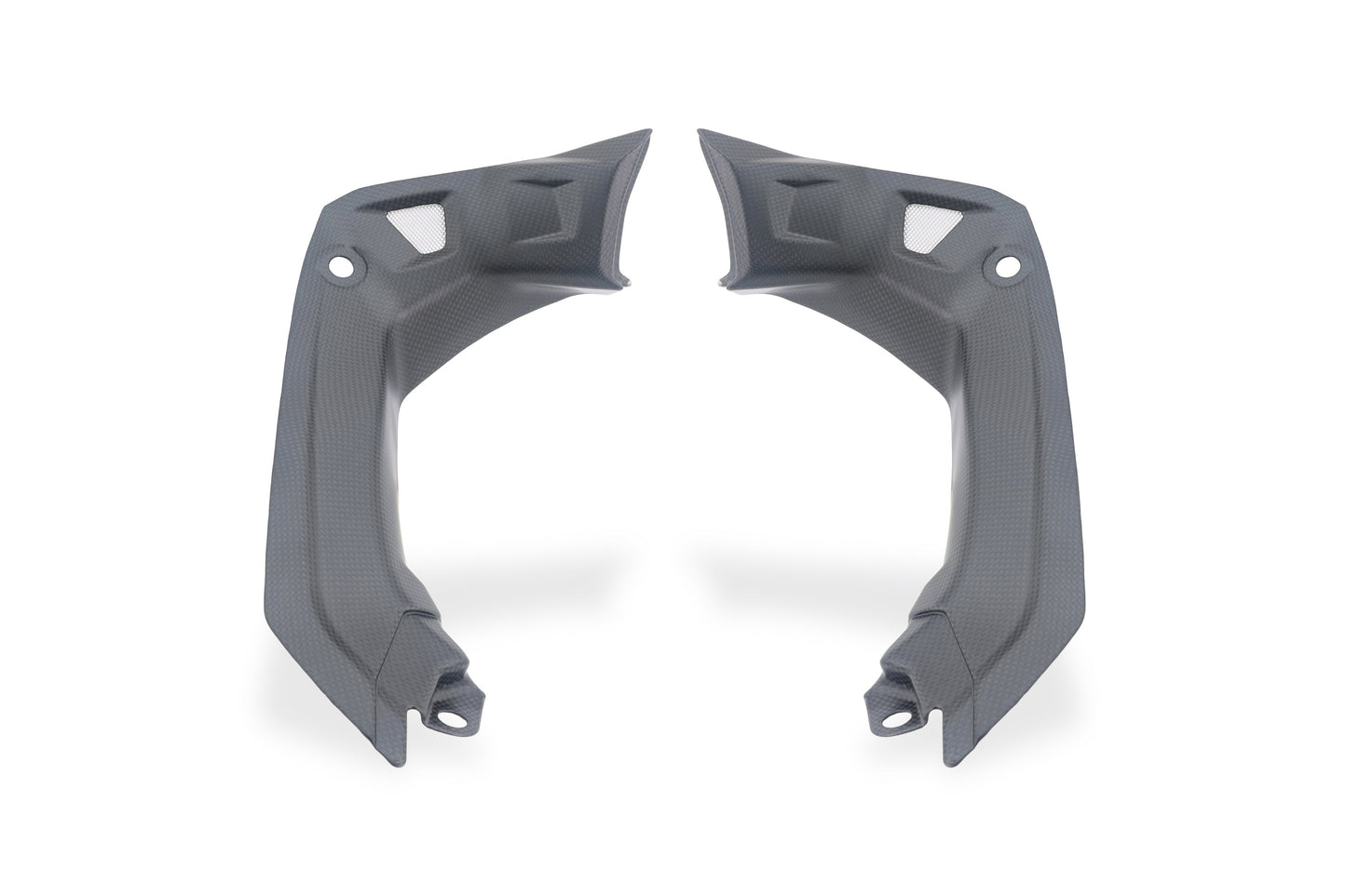 CNC Racing Binnenkuipen / Cockpit panelen links en rechts mat carbon Ducati Multistrada V2 S 2025+