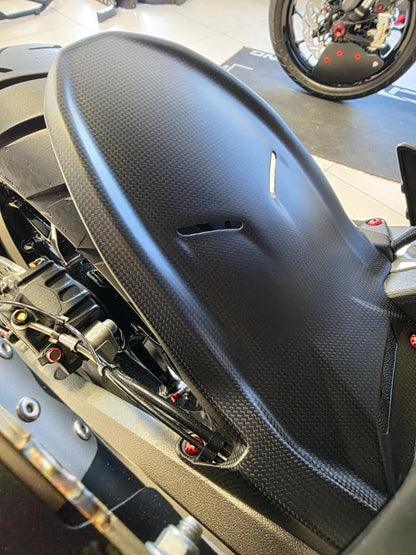 CNC Racing Achterspatbord (hugger) mat carbon Ducati Multistrada V2 S 2025+