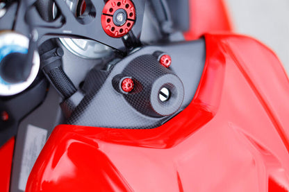 Mat Carbon Contactslotcover Ducati Panigale V4 S (2025+)
