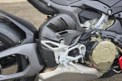 Uitlaatbochten hitteschild mat carbon Ducati Panigale V4 (2027+)