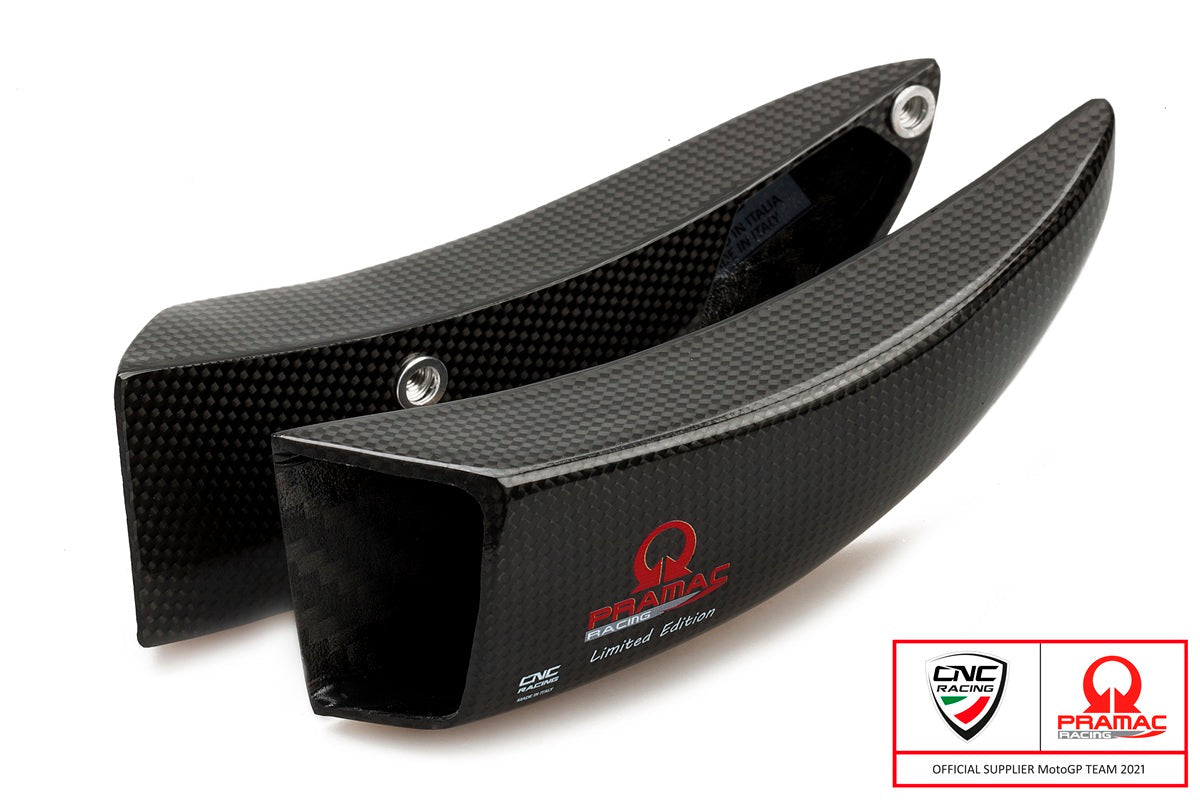 Remklauwen luchtgeleiders set GP DUCTS Limited Edition Ducati Monster S4RS (2006-2009) glanzend carbon