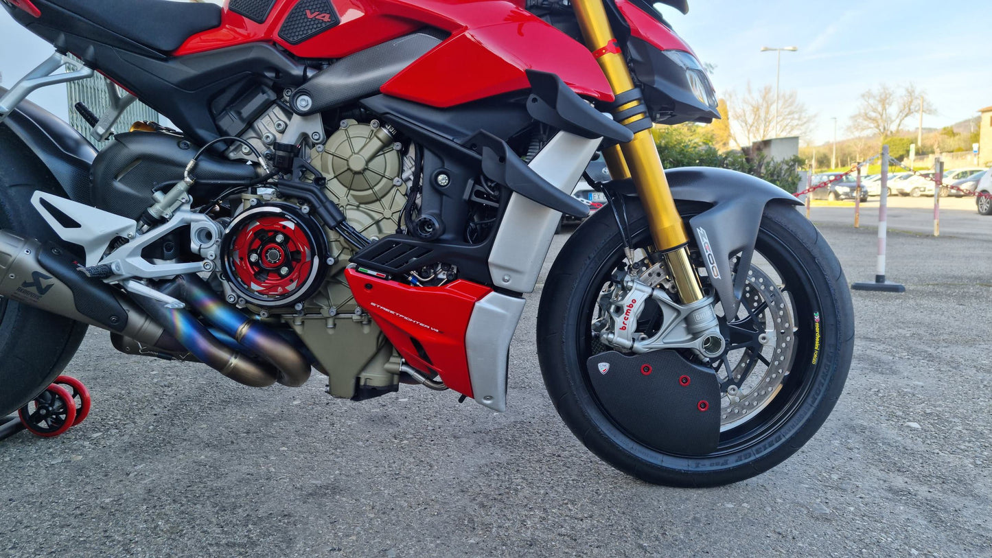 GP Ducts Evo – Carbon Voorremkoeling voor Ducati Multistrada V4 Pikes Peak (2025+)