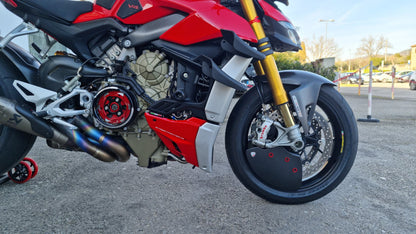 GP Ducts Evo – Carbon Voorremkoeling voor Ducati Multistrada V4 Pikes Peak (2025+)