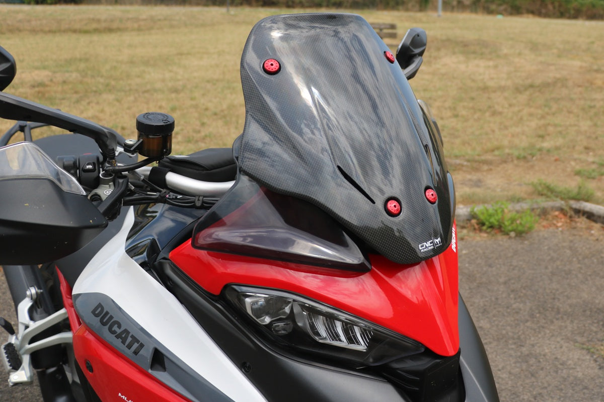 Sport windscherm carbon CNC Racing - Ducati Multistrada V4 S Grand Tour (2024+)