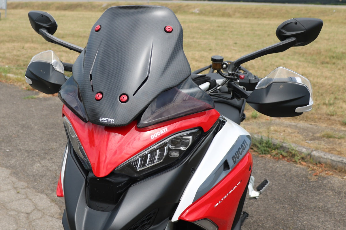 Sport windscherm carbon CNC Racing - Ducati Multistrada V4 S Grand Tour (2024+)