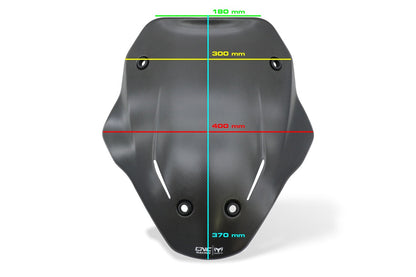 Sport windscherm carbon CNC Racing - Ducati Multistrada V4 S Grand Tour (2024+)