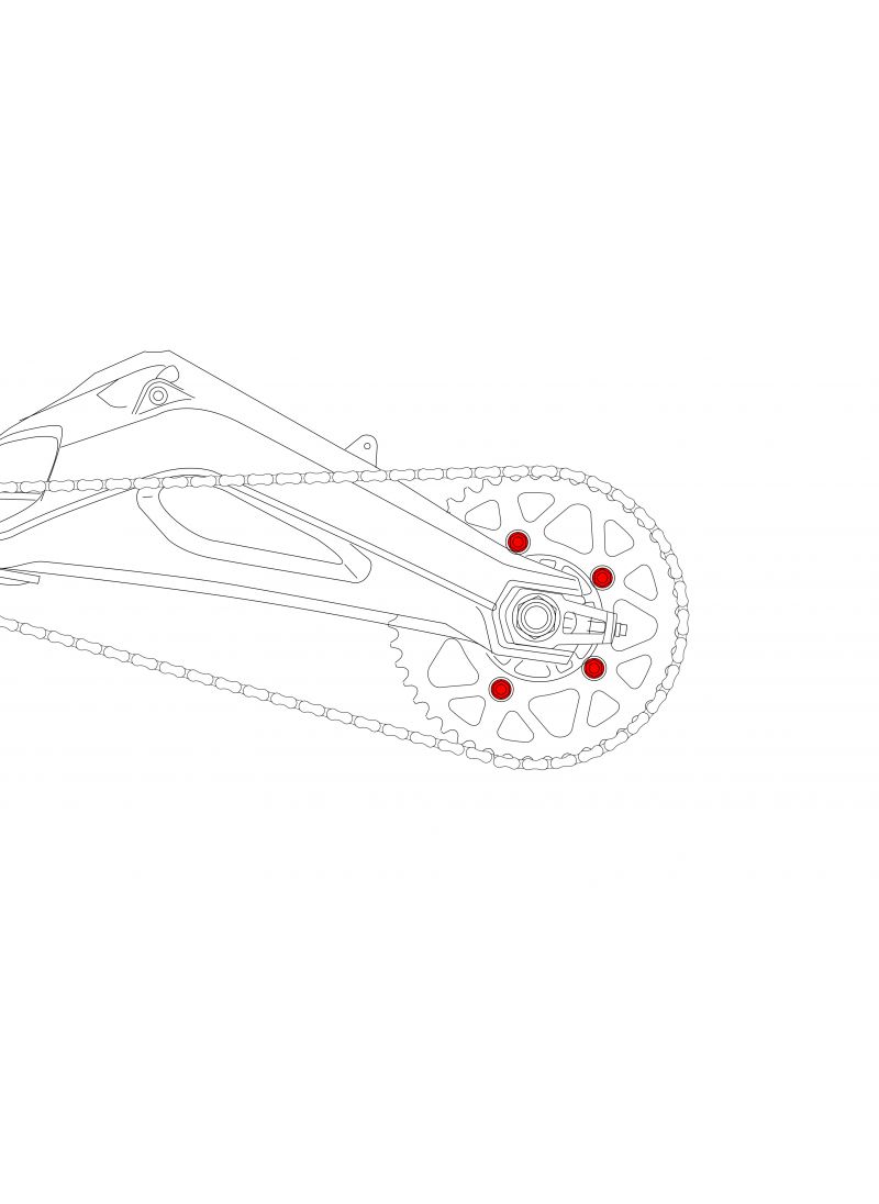 Evotech Ducati Hypermotard 950 RVE Remhendel en Koppelingshendel Beschermer Set (2020-2025) (Race)