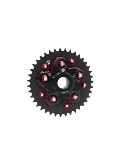 Rear axle nut set