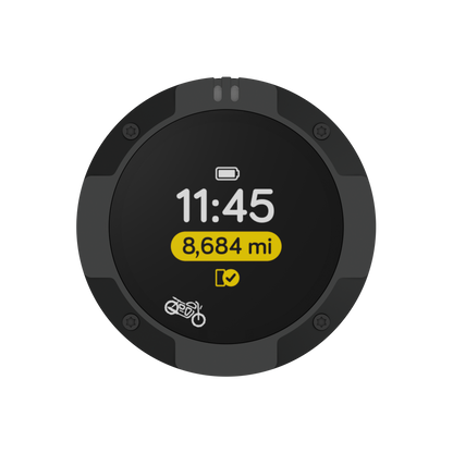 Beeline Moto 2 navigatiesysteem zwart rand voorzijde weergave