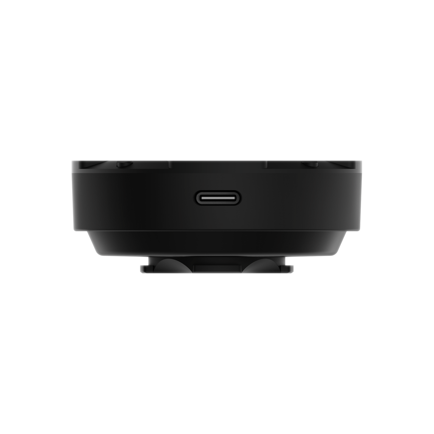 Beeline Moto 2 navigatiesysteem zwart rand zijaanzicht weergave met USB-C aansluiting

