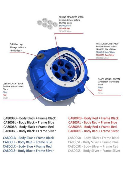 Open koppelingsdeksel voordeelpakket BMW S 1000 RR Racing (2012-2014)