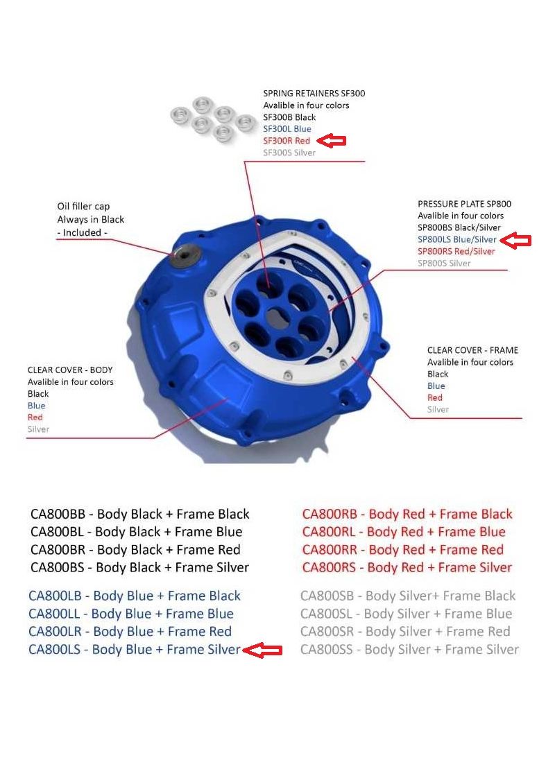 BMW HP-style open koppelingsdeksel voordeelpakket BMW S 1000 RR Street (2015-2016)