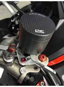 CNC Racing carbon Remvloeistof reservoir 25ml Ducati Panigale V4 R (2026+)