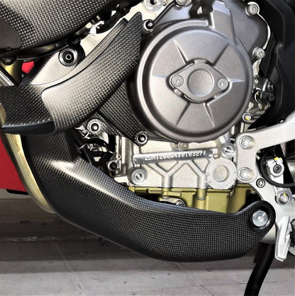 VERKOCHT_Carbon Skid Plate – Ducati Multistrada V4 (2021–2025+) – (gebruikt)
