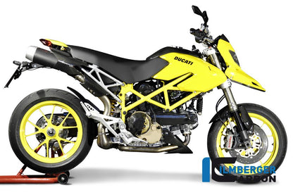 Hitteschild carbon voor originele uitlaat Ducati Hypermotard 1100 EVO (2010-2012)
