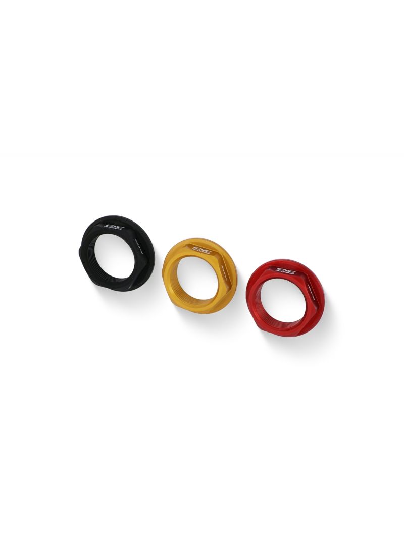 Rear axle nut set - black red gold silver