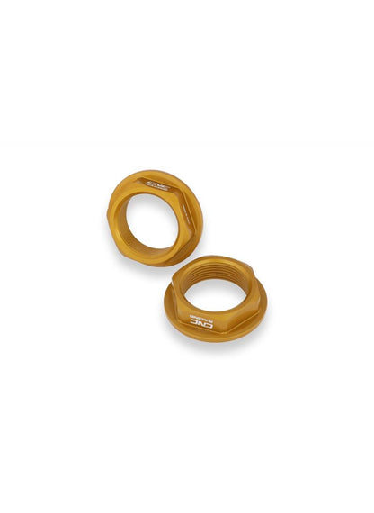 Achteras moer set - black red gold silver Ducati Monster V2 + (Plus) (2026+)