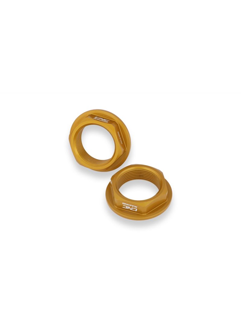 Achteras moer set - black red gold silver Ducati Monster V2 (2026+)