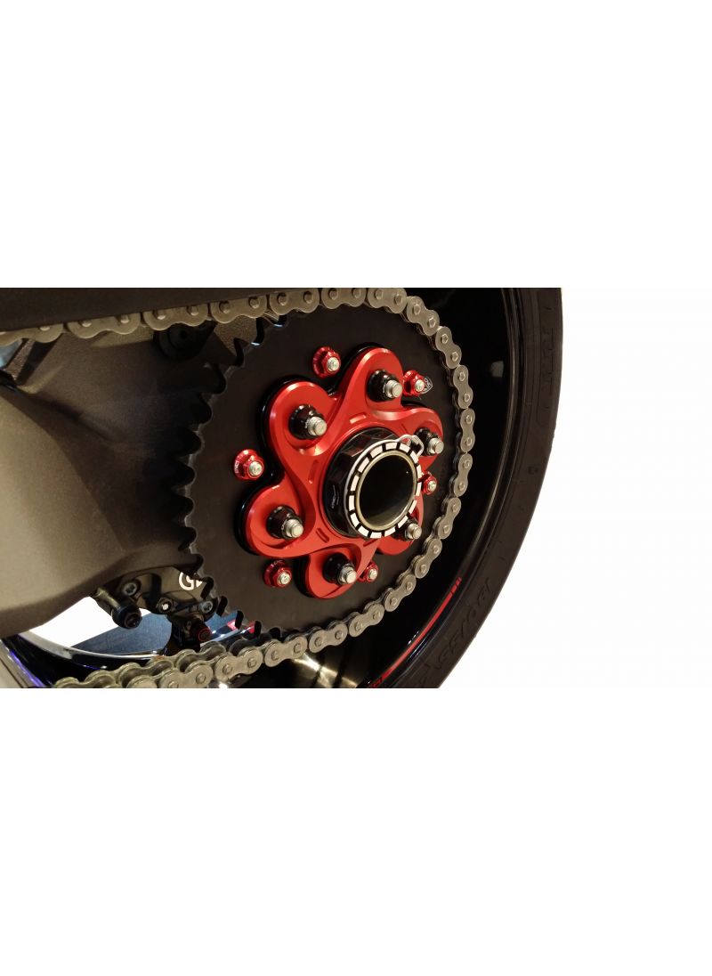 Rear sprocket carrier for 6-nut Ducati models