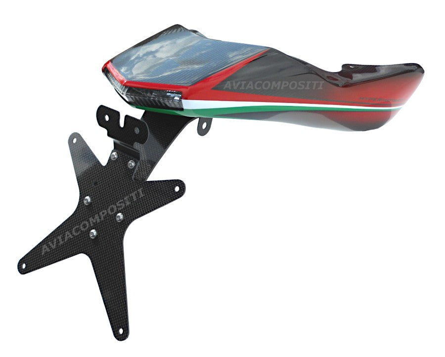 Achterkuip monoposto Ducati Hypermotard 796 1100 1100S 1100EVO (alle jaren)