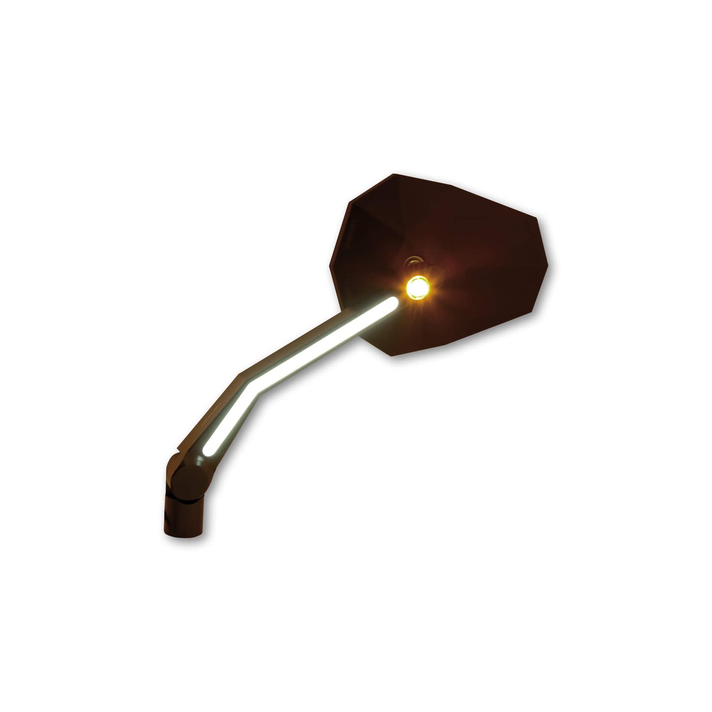Highsider Stealth-X4-Spiegel mit LED-Blinker und Positionlicht