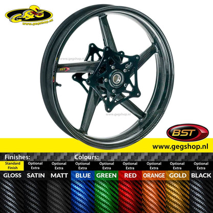 BST kolfrontfälg Black Diamond 3,5 x 17 "Suzuki GSXR1000 2005 - 2008