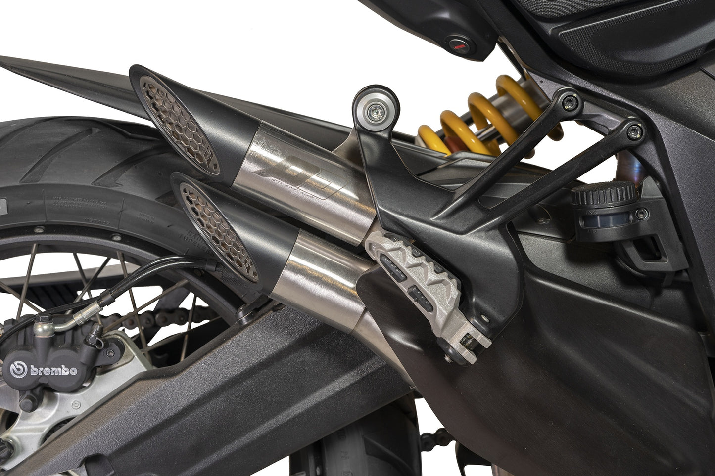 QD slip-on uitlatenset Power-Gun Ducati Multistrada V2 (2022-2024)