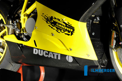 Onderkuip (bellypan) carbon (Street) (gebruik met zijstandaard) Ducati 1198S (2009-2011)