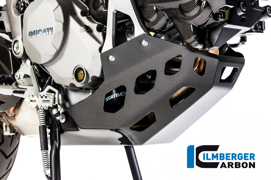 Motorblok beschermer (bellypan) glanzend carbon Ducati Multistrada 950 (2017-2018)
