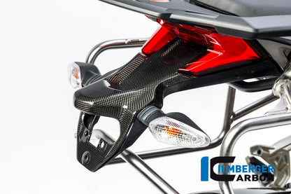Kentekenplaathouder cover glanzend carbon Ducati Multistrada 950 (2019-2021)