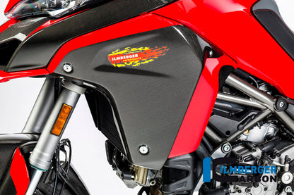 Zijkuip paneel links glanzend carbon Ducati Multistrada V2 (2022-2024)